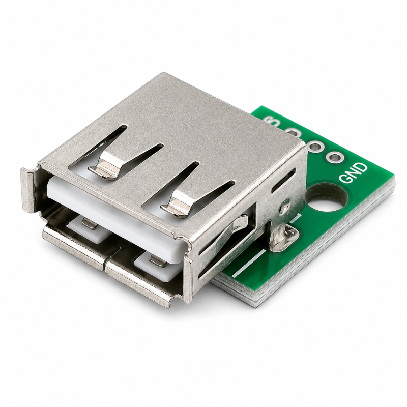 USB Female to 2.54mm Breakout Board (2 Pcs Bundle)